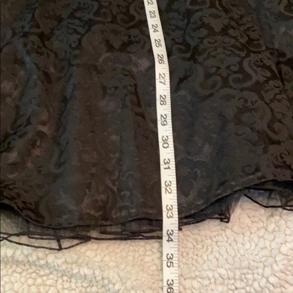A List: Strapless Black dress sz 12 - Picture 7 of 8
